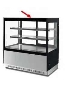 Cristal superior Vitrina...