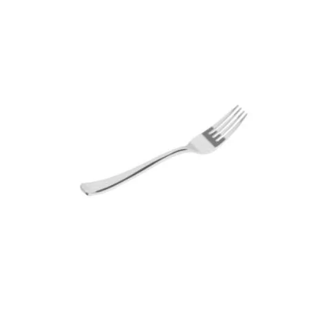 Mini metallic fork 10 cm (Pack of 50 units)