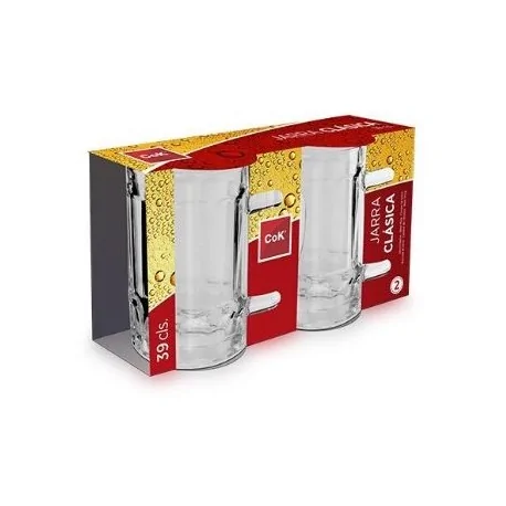 Chope à bière classique 39 cl (pack de 2 unités)