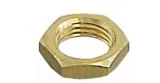 Threaded nut 1/4" H 4mm brass EC 16