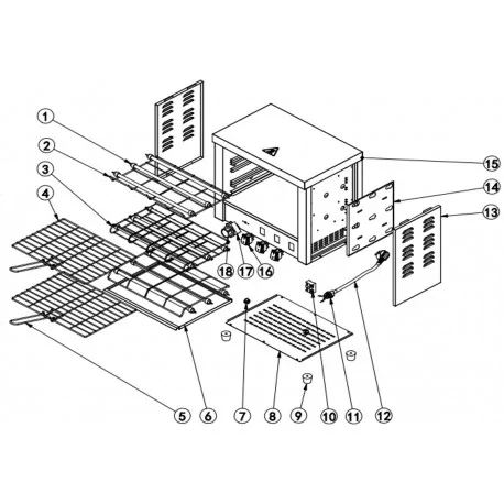 Résistance Quartz 12x380mm 350W 75V Faston...