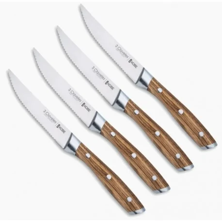 Set 4 cuchillos chuleteros KOBE 11,5 cm
