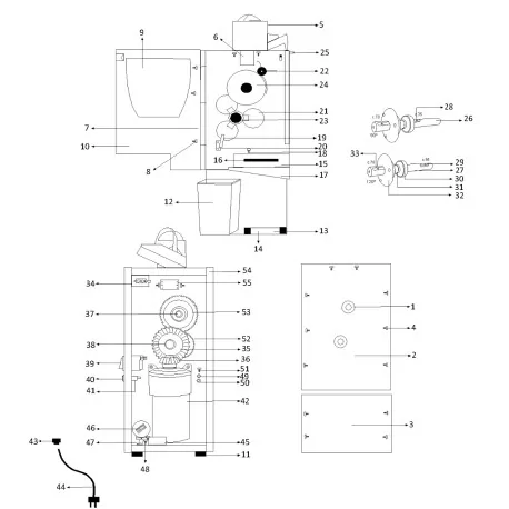 Frucosol Compact juicer blade FCOMPACT-022