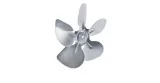 suction fan impeller ø 250mm mounting 25.4mm blade inclination 28° 601567