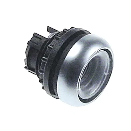tecla medida de montaje ø22mm plata con lente...