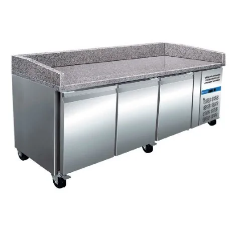 Refrigerated pizza preparation table PZ-3600TN 3 doors