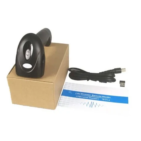 Lecteur de codes-barres sans fil 1D, câble USB,...