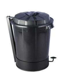 Waste bin with lid Goliat