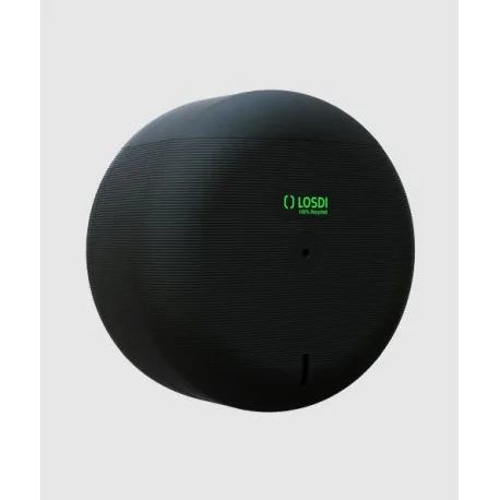 ECO-LUXE Black Center Pull Toilet Paper Dispenser