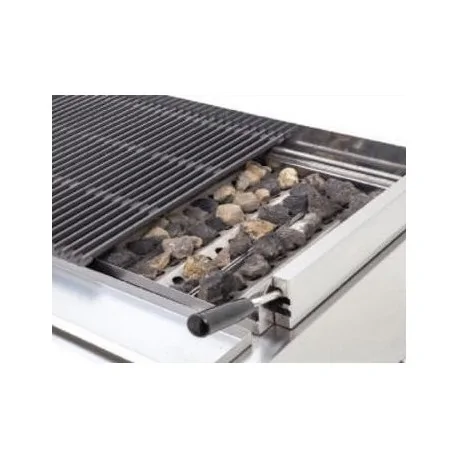 Barbecue à gaz de table en pierre volcanique