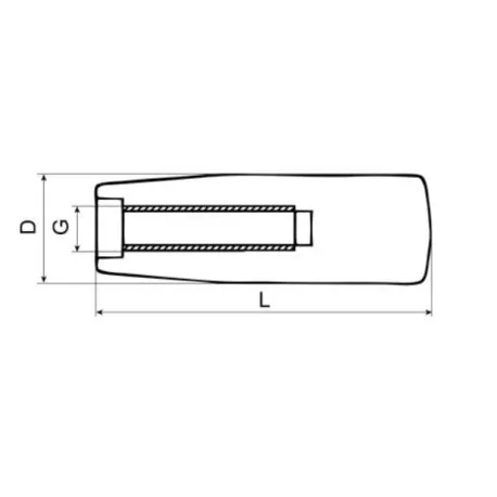 Bouton cylindrique filetage M12 110803 112861