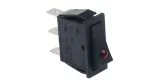 interruptor basculante rojo 1NO/lámpara 250V 16A iluminado 301039