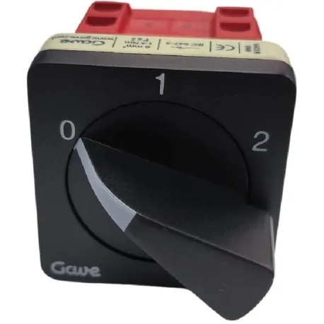 Commutateur rotatif 3 0-1-2 Gave A765020-0 600V...