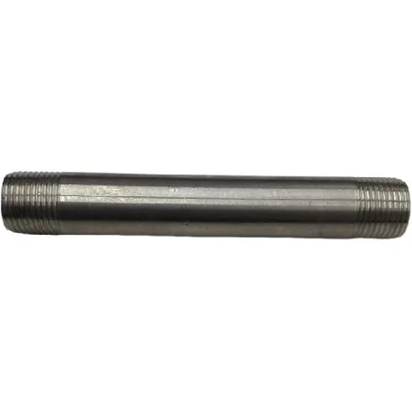 Fitting extension 100mm thread 3/8-3/8 stainless steel Ø16mm Pitch 1.25 wall 2mm