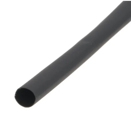 heat shrink tube 1200mm 2:1 Ø9.5mm black Polyolefin halogen-free and flame retardant