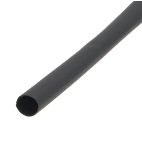 tubo termorretráctil 1200mm 2:1 Ø9.5mm negro Poliolefina libre de halógeno e ignífugo