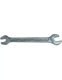 Flat wrench with 2 fixed...