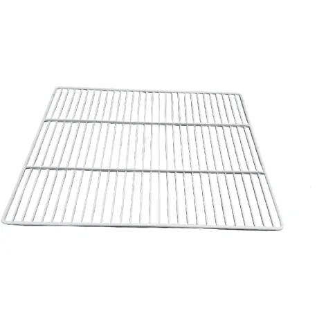 White grid shelf 600x500mm DR600 with fastening tab WR60.03