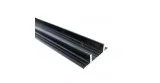 Showcase door guide rail GN-1200 Black aluminum 40x1200mm