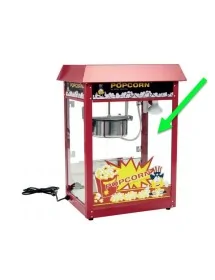 Machine à popcorn, vitre...