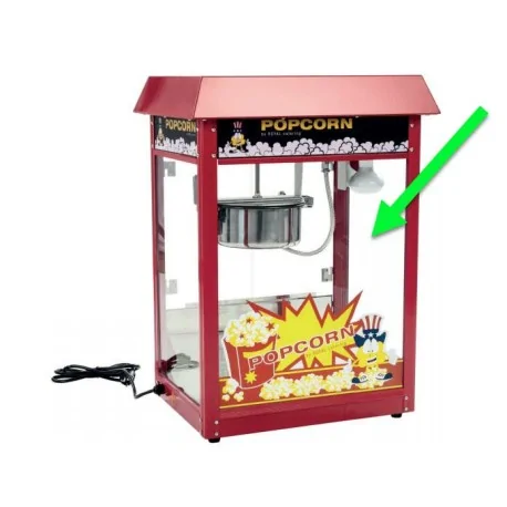 Machine à popcorn, vitre arrière 445x496 épaisseur 4mm