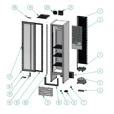 Docriluc refrigerated display refrigerator...