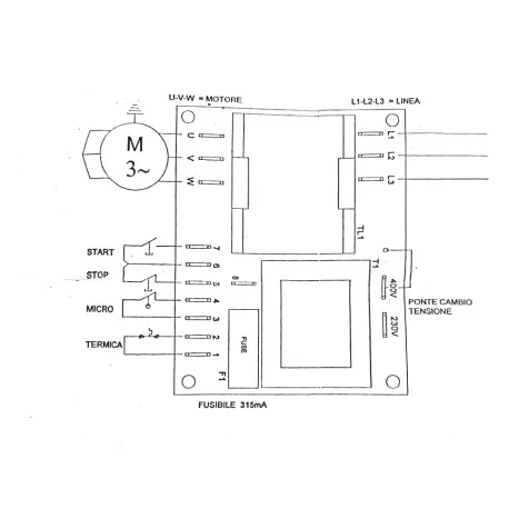 Fama TGI-TG chopper electronic board Model 12 -...