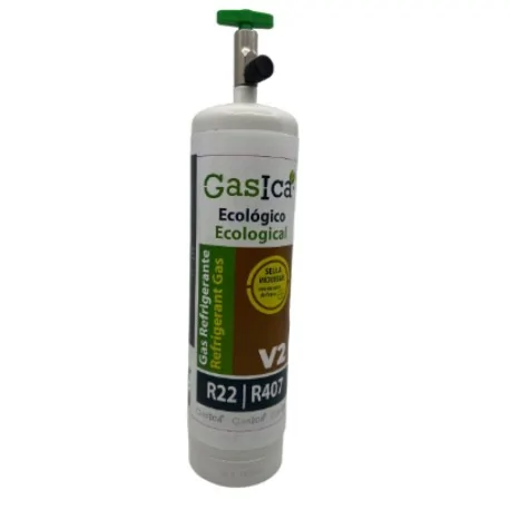 Gas Refrigerante Gasica PRO-V2 400gr Gas ecológico R22 - R407
