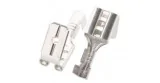 Connecteur enfichable taille 4,8x0,8mm double faston 25 unités
