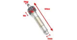 Kneader gear shaft B20B Exploded 52 Z16