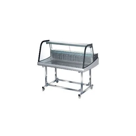 Refrigerated display case for fish with base RTW-255L