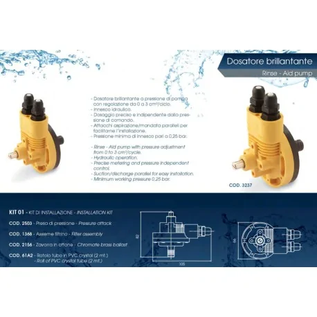 Doseur type 3237 avec raccord de pression...