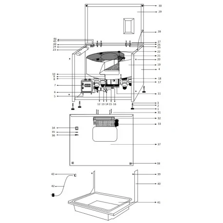 Fan resistance Frucosol Cutlery dryer SH3000...