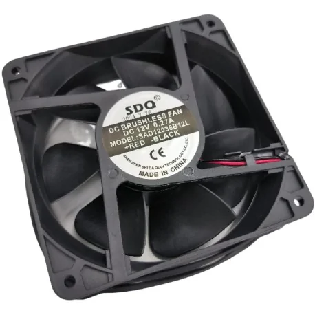 Ventilador axial L 120mm An 120mm H 38mm 12VDC...