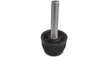 Pied d'appareil filetage M8 Ø30mm H 58mm Longueur filetage 40mm RB-160H