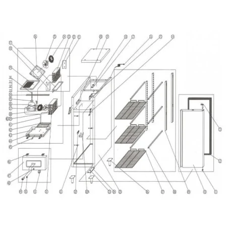 Armoire réfrigérée Gastronorm 2/1 GNH650TN