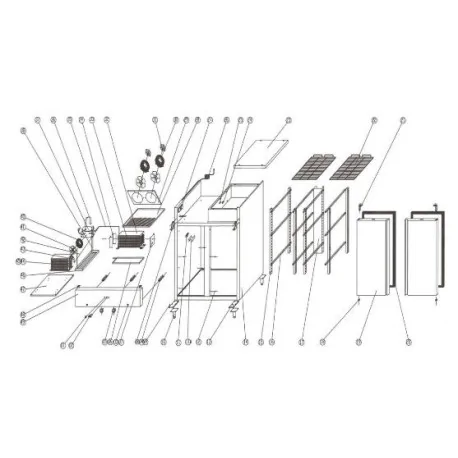 Armoire réfrigérée Gastronorm 2/1 GNH1410TN 2...