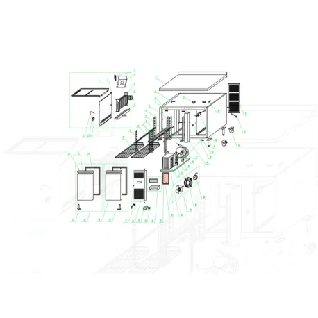 Mesa de refrigeración Serie 600 SNACK2200TN