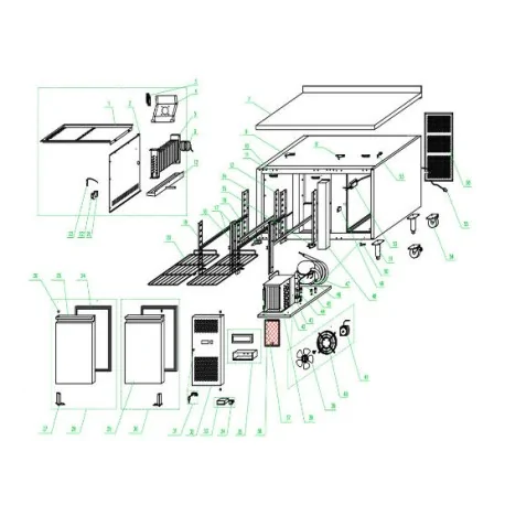 Gastronorm 700 Series GN2200TN refrigeration table