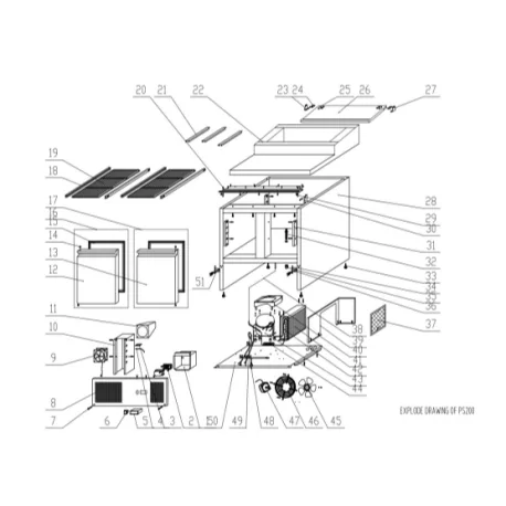 Table de préparation réfrigérée PS200