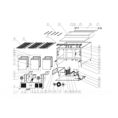 Refrigerated preparation table PS300