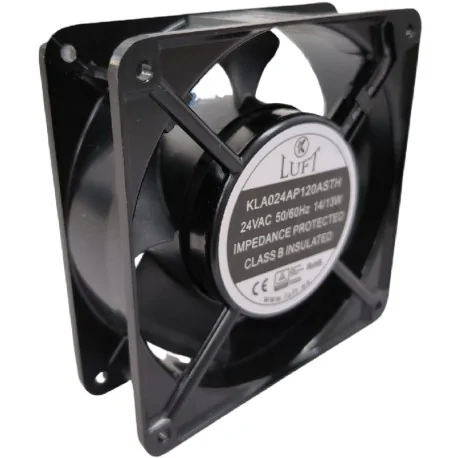 Axial fan L 120mm W 120mm H 38mm 24VAC 50-60Hz...