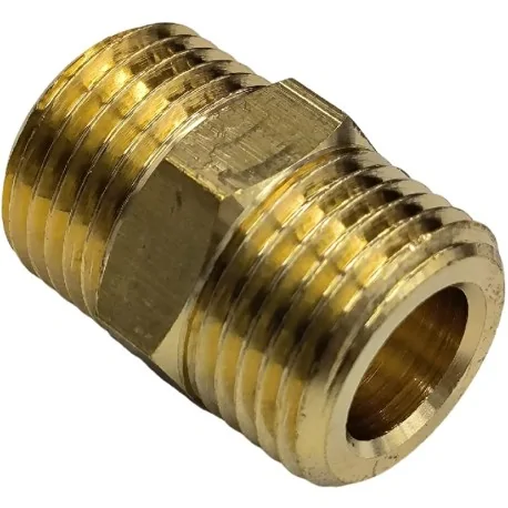 double brass nozzle thread 1/2" - 1/2" Qty 1 pcs conf. 1 pc 520664