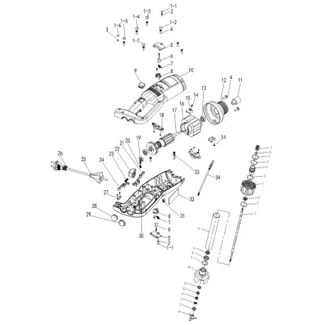 Crusher arm housing kit MIB500LF MIB500LV Part...