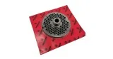Plate Steel Enterprise System For Mincer 22 hole 4.5mm holes with Pivot 2 notch 696127 Salvinox Salvador