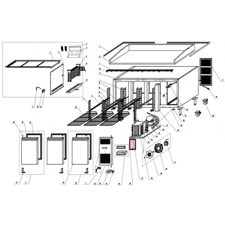 Joint réfrigérateur GN1100TN.22 GN2200TN...