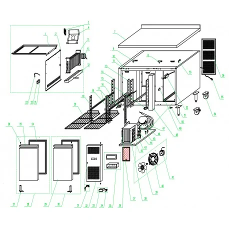 Refrigerator gasket GN1100TN.22 GN2200TN...