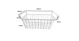 Cesta Congelador BD-500 BD-300 Medidas según foto