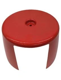 Couvercle rond rouge pour...