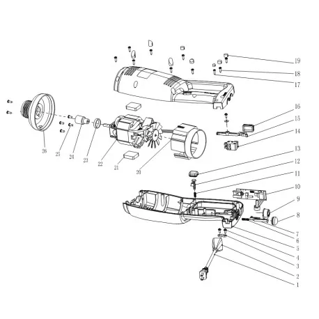 Pin of micro MIB500LF MIB500LV Exploded view...
